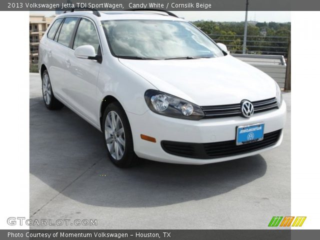 2013 Volkswagen Jetta TDI SportWagen in Candy White