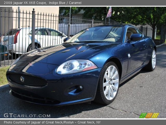 2009 Jaguar XK XK8 Coupe in Indigo Blue