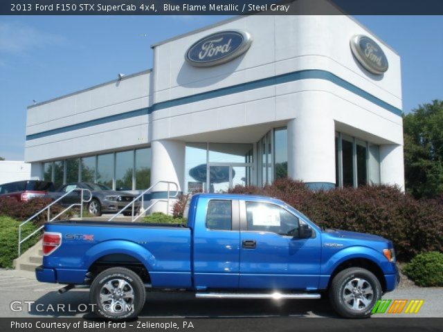 2013 Ford F150 STX SuperCab 4x4 in Blue Flame Metallic