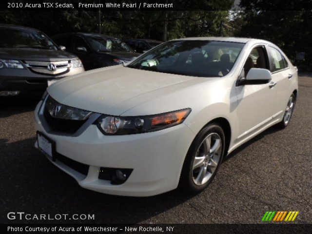 2010 Acura TSX Sedan in Premium White Pearl