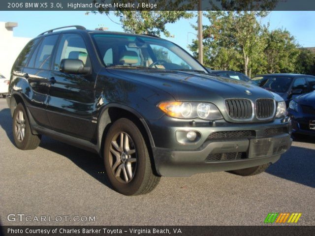 2006 BMW X5 3.0i in Highland Green Metallic