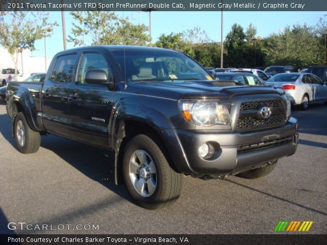 2011 Toyota Tacoma V6 TRD Sport PreRunner Double Cab in Magnetic Gray Metallic