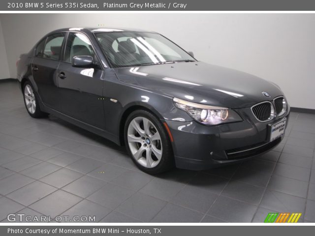 Platinum grey bmw 5 series #7