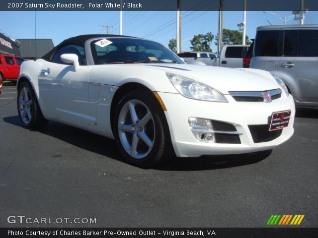 2007 Saturn Sky Roadster in Polar White