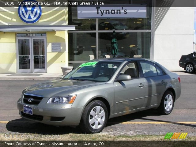 2008 Hyundai Sonata GLS in Natural Khaki Green