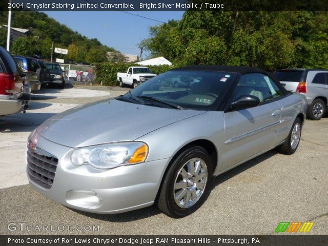 2004 Chrysler Sebring Limited Convertible in Bright Silver Metallic