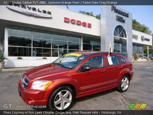2007 Dodge Caliber R/T AWD in Sunburst Orange Pearl