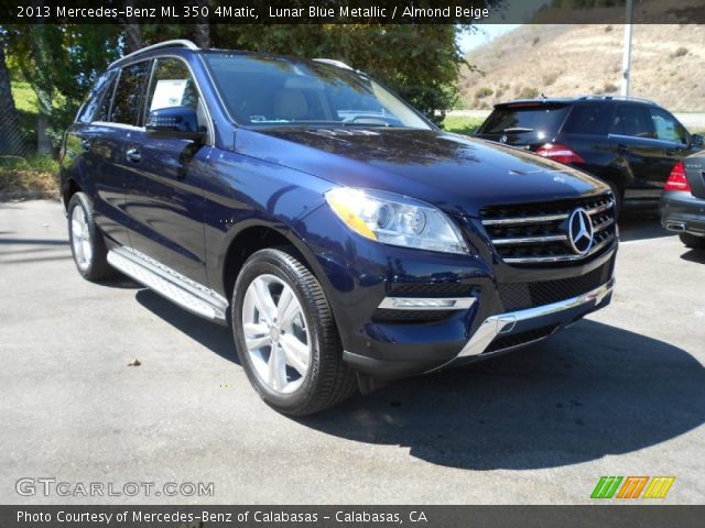 2013 Mercedes-Benz ML 350 4Matic in Lunar Blue Metallic