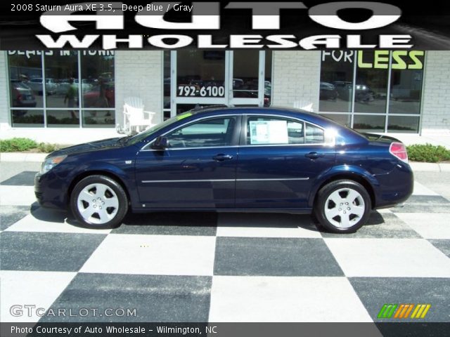 2008 Saturn Aura XE 3.5 in Deep Blue