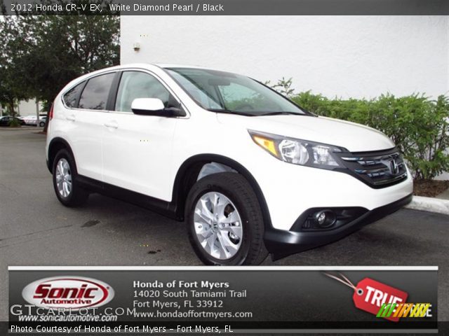 2012 Honda CR-V EX in White Diamond Pearl