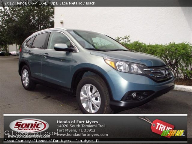 2012 Honda CR-V EX-L in Opal Sage Metallic