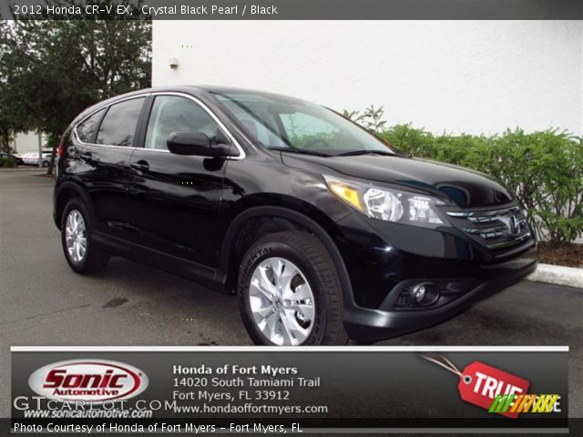 2012 Honda CR-V EX in Crystal Black Pearl