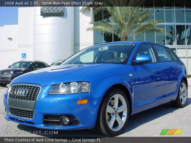 2008 Audi A3 2.0T in Sprint Blue Pearl Effect