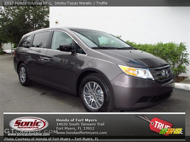 2012 Honda Odyssey EX-L in Smoky Topaz Metallic