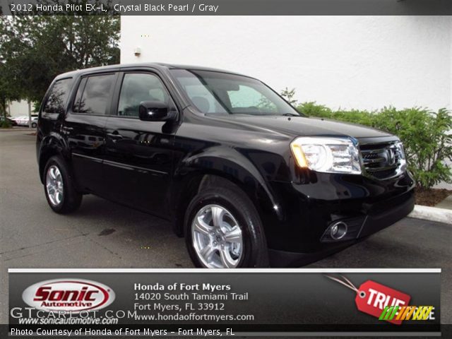 2012 Honda Pilot EX-L in Crystal Black Pearl