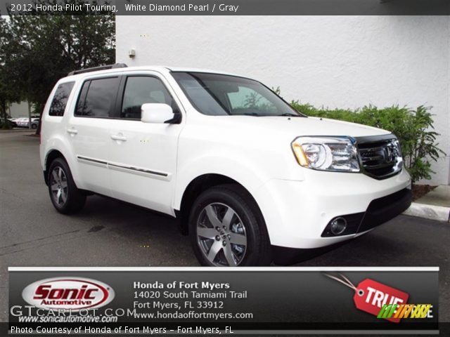 2012 Honda Pilot Touring in White Diamond Pearl