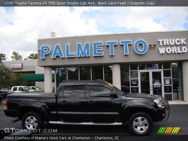 2005 Toyota Tacoma V6 TRD Sport Double Cab 4x4 in Black Sand Pearl