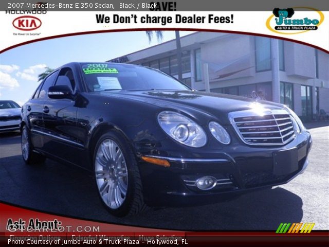 2007 Mercedes-Benz E 350 Sedan in Black