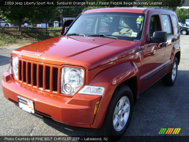 2009 Jeep Liberty Sport 4x4 in Sunburst Orange Pearl