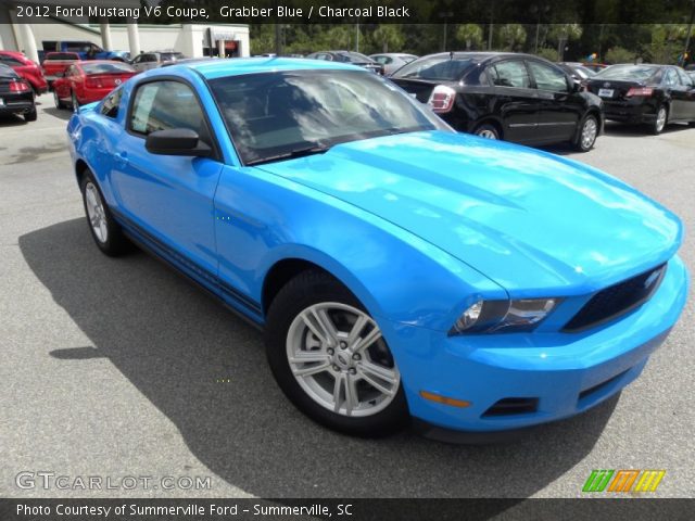2012 Ford Mustang V6 Coupe in Grabber Blue
