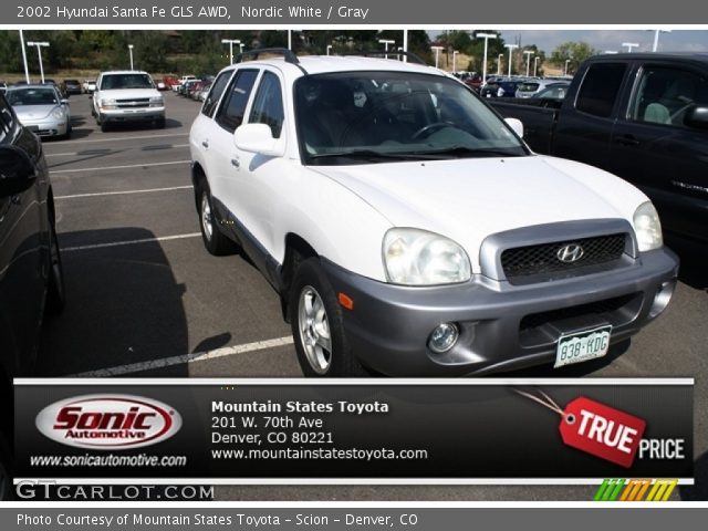2002 Hyundai Santa Fe GLS AWD in Nordic White