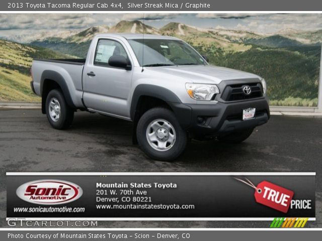 2013 Toyota Tacoma Regular Cab 4x4 in Silver Streak Mica