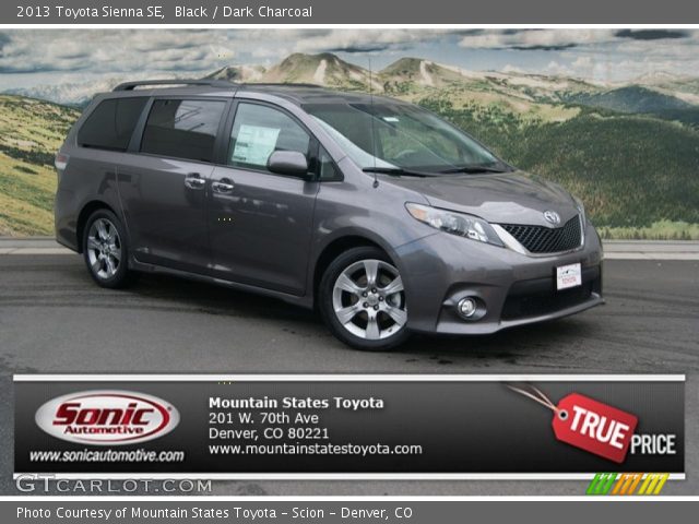 2013 Toyota Sienna SE in Black