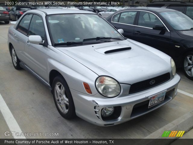 2003 Subaru Impreza WRX Sedan in Platinum Silver Metallic