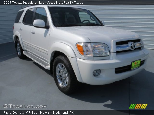 2005 Toyota Sequoia Limited in Arctic Frost Pearl