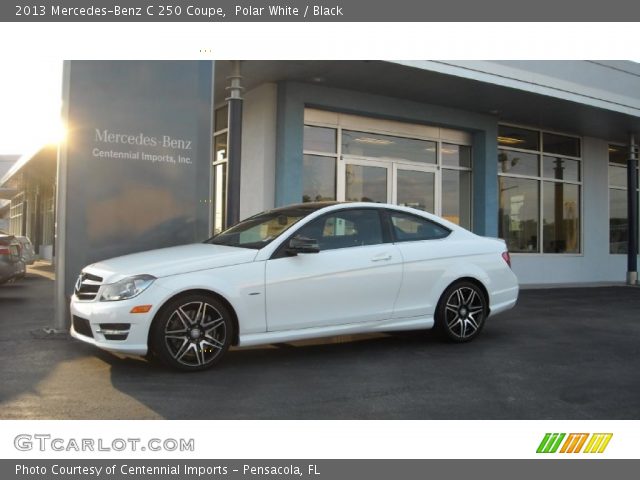 2013 Mercedes-Benz C 250 Coupe in Polar White