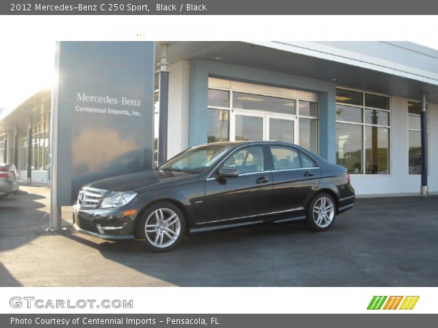 2012 Mercedes-Benz C 250 Sport in Black
