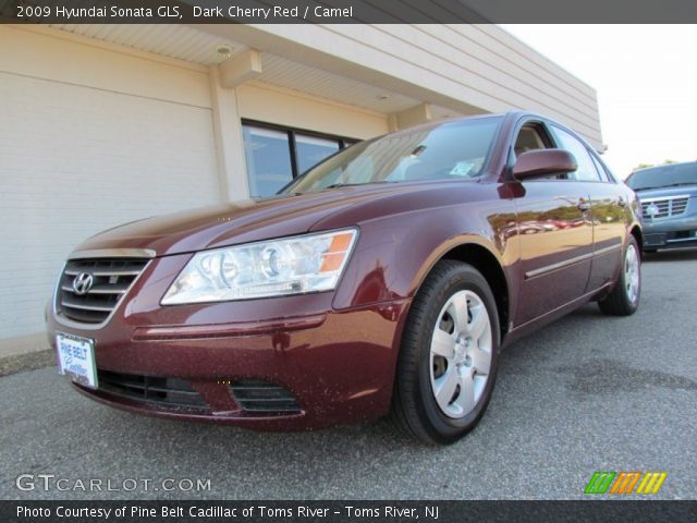 2009 Hyundai Sonata GLS in Dark Cherry Red
