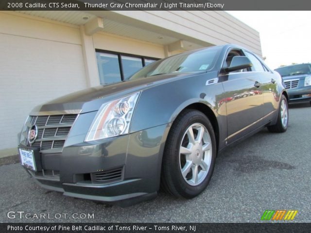 2008 Cadillac CTS Sedan in Thunder Gray Chromaflair