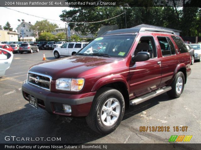 2004 Nissan Pathfinder SE 4x4 in Merlot Red Pearl