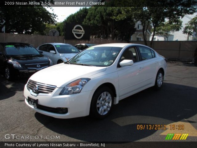 2009 Nissan Altima 2.5 S in Winter Frost Pearl