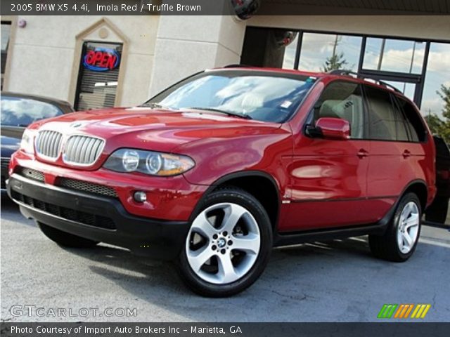2005 BMW X5 4.4i in Imola Red