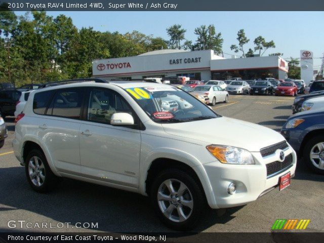 2010 Toyota RAV4 Limited 4WD in Super White