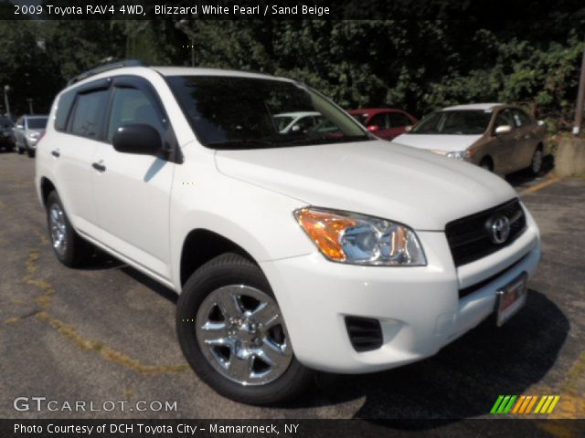 2009 Toyota RAV4 4WD in Blizzard White Pearl