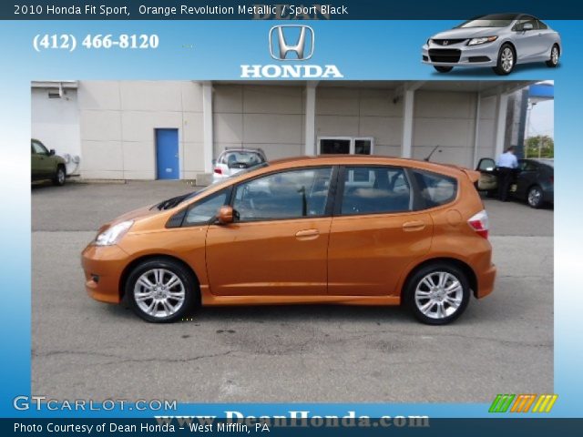 2010 Honda fit sport orange #4