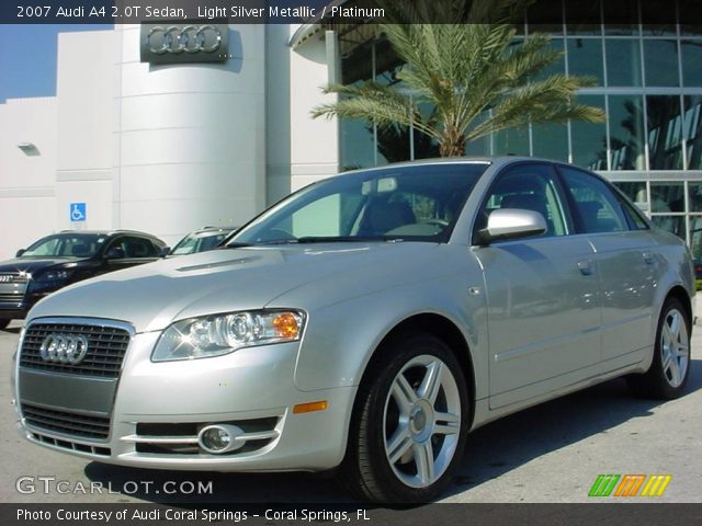 2007 Audi A4 2.0T Sedan in Light Silver Metallic