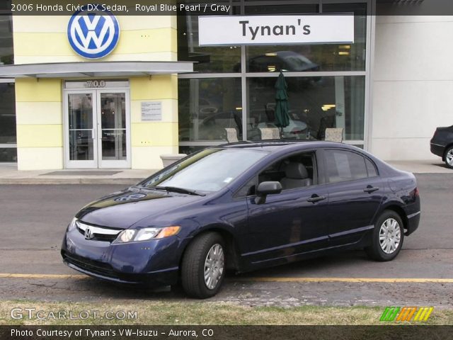 2006 Honda Civic DX Sedan in Royal Blue Pearl