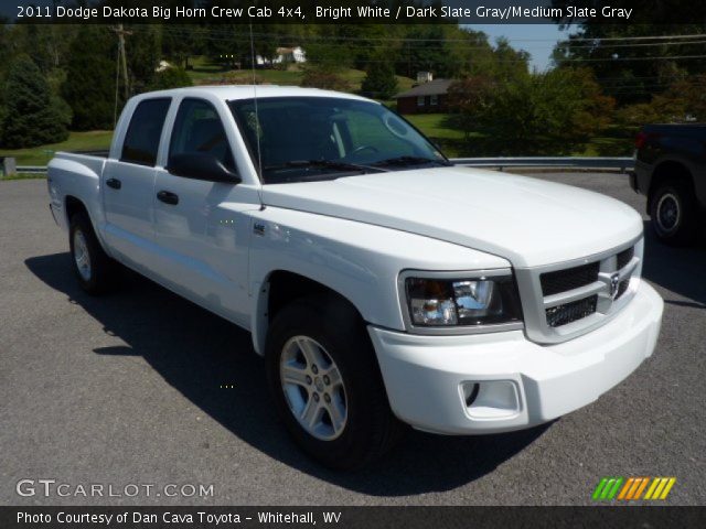 2011 Dodge Dakota Big Horn Crew Cab 4x4 in Bright White