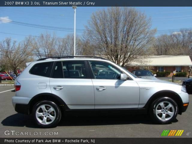 2007 BMW X3 3.0si in Titanium Silver Metallic