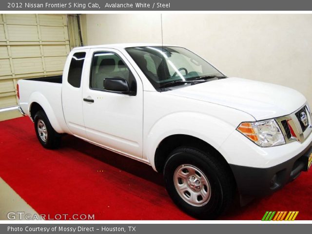 2012 Nissan Frontier S King Cab in Avalanche White