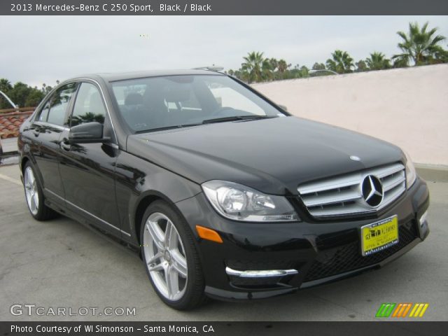 2013 Mercedes-Benz C 250 Sport in Black