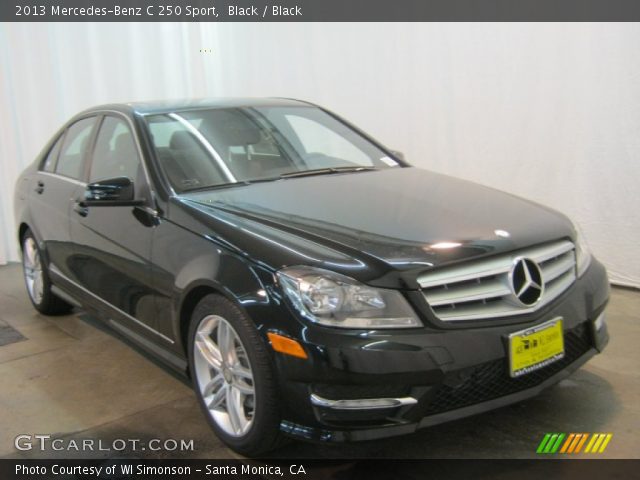2013 Mercedes-Benz C 250 Sport in Black