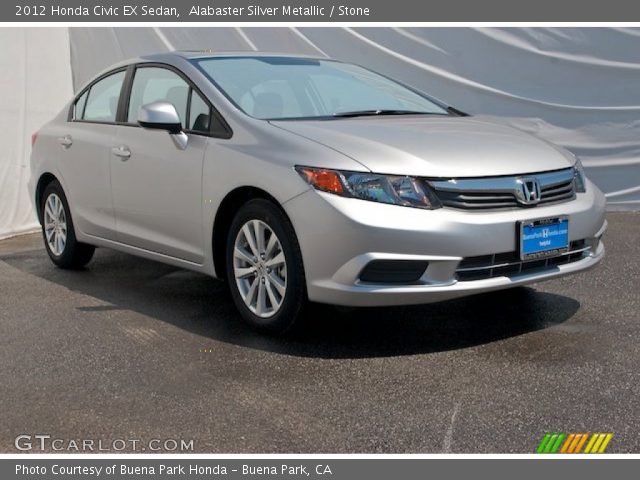 2012 Honda Civic EX Sedan in Alabaster Silver Metallic