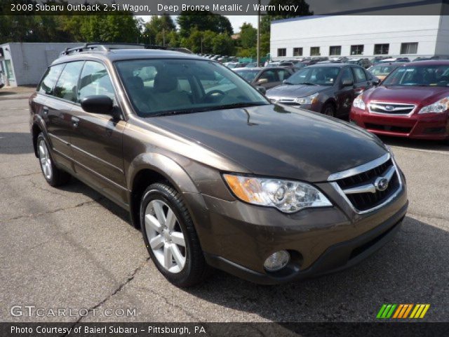2008 Subaru Outback 2.5i Wagon in Deep Bronze Metallic