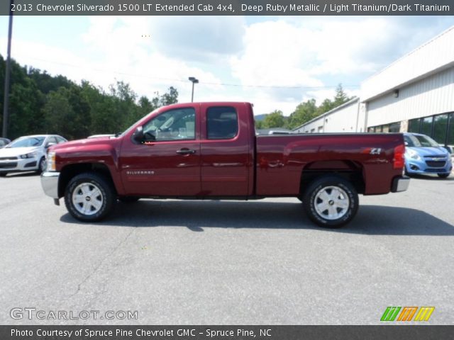 2013 Chevrolet Silverado 1500 LT Extended Cab 4x4 in Deep Ruby Metallic