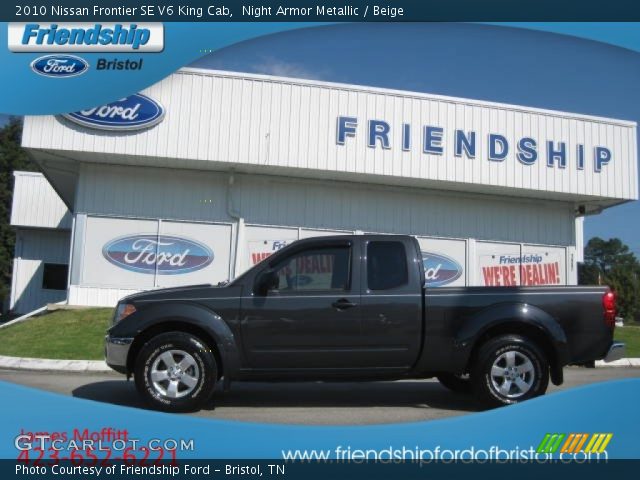 2010 Nissan Frontier SE V6 King Cab in Night Armor Metallic